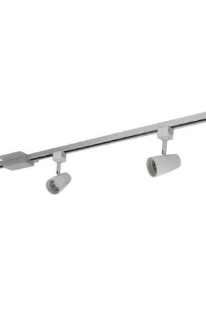 Aaliyah 1 Light Silver Track Pack Ceiling Light in 3000K While Supplies Last