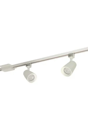 Aaliyah 1 Light White Track Pack Ceiling Light in 4000K Authentic
