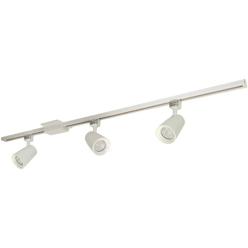 Aaliyah 1 Light White Track Pack Ceiling Light in 4000K Authentic