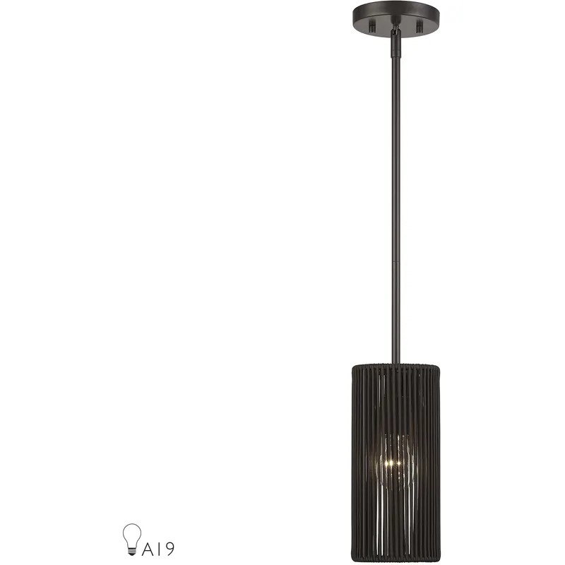 Acordia 1 Light 5.13 inch English Bronze Mini Pendant Ceiling Light Cheap