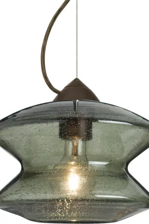 Zen 1 Light Bronze Cable Pendant Ceiling Light Clearance