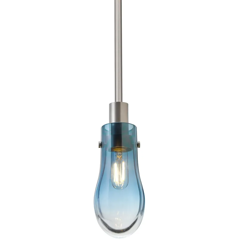 Buy Online Wish 1 Light Satin Nickel Pendant Ceiling Light