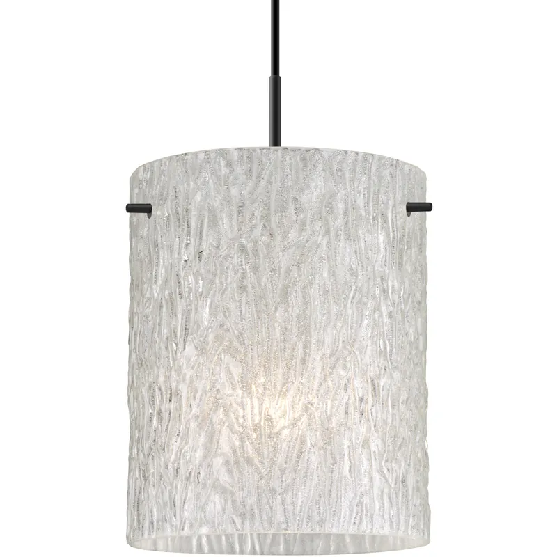 Tamburo 8 LED Black Cord Pendant Ceiling Light Genuine