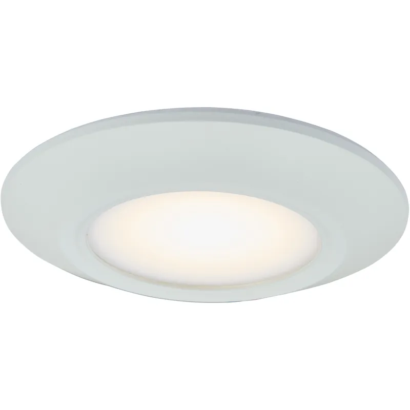 Button LED 6.3 inch White Flush Mount Ceiling Light Editor’s Pick