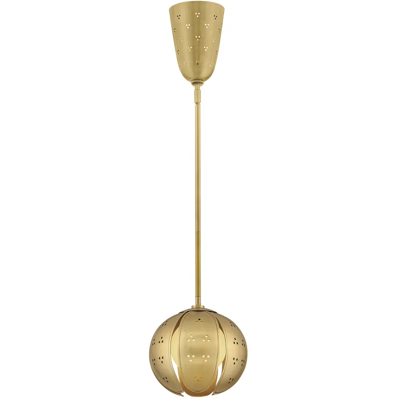 Anthos Pendant Ceiling Light in Unlacquered Brass Mega Sale