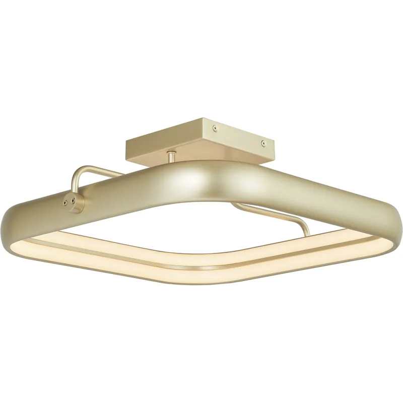 Worldwide Shipping Rave LED 18 inch Gold Flush Mount Ceiling Light