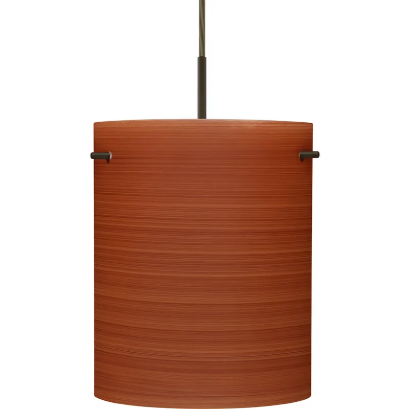 Fast Shipping Tamburo 8 LED Bronze Cord Pendant Ceiling Light