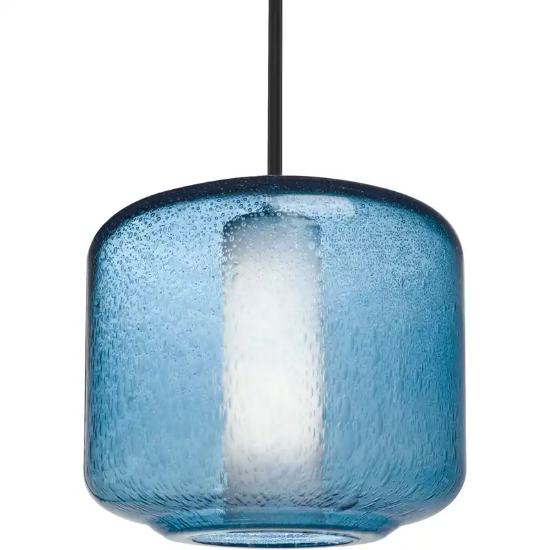 Niles 10 LED Black Stem Pendant Ceiling Light Secure Checkout