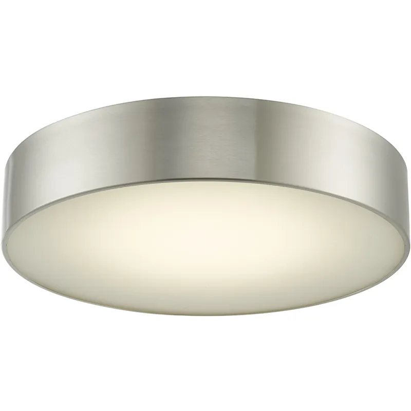 One Day Deal Bongo LED 16 inch Brushed Nickel Flush Mount Ceiling Light