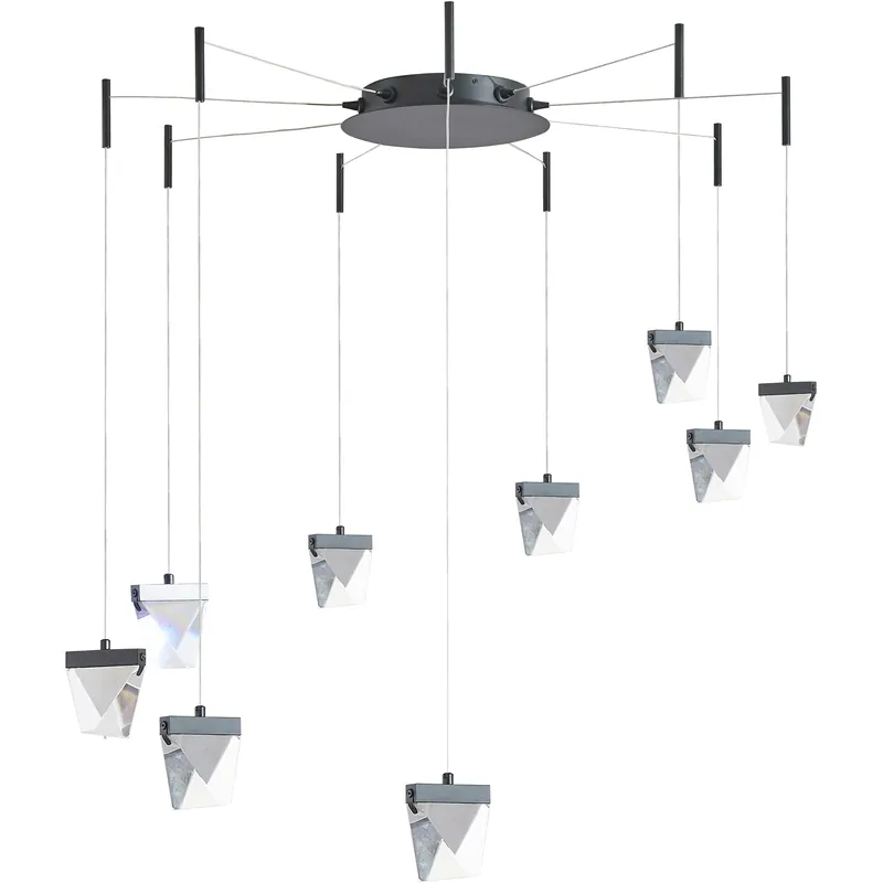 Atlas LED 12.2 inch Matte Black Pendant Ceiling Light Today Only