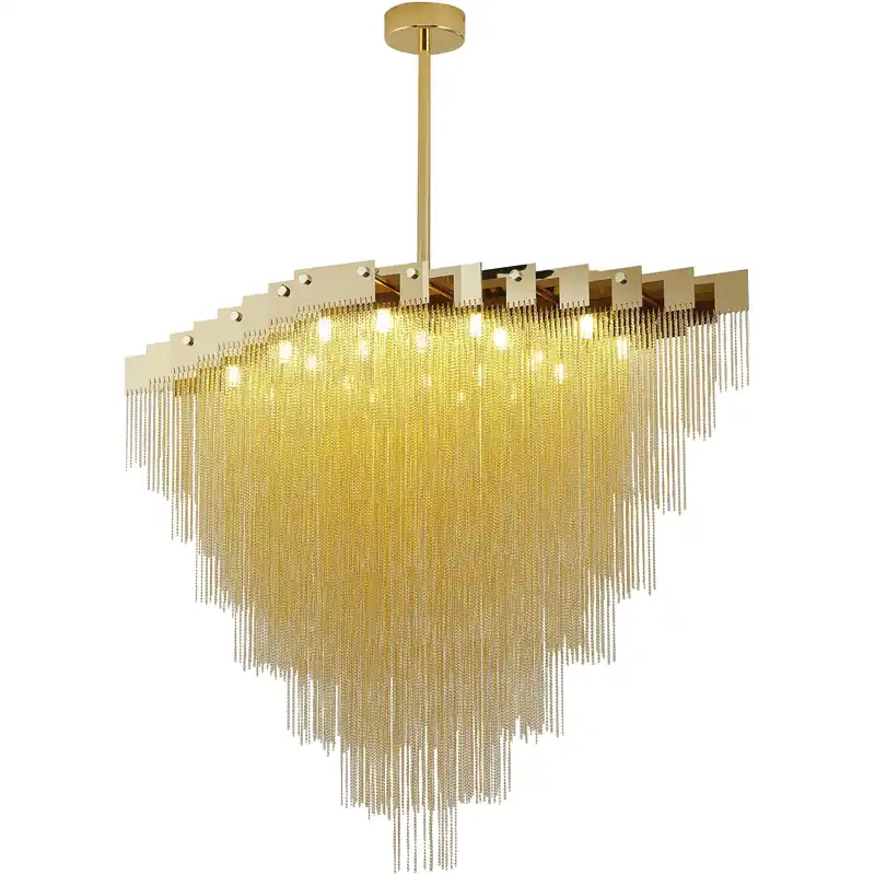 IMG Series 20 Light 23.6 inch Gold Chandelier Ceiling Light Buy Direct