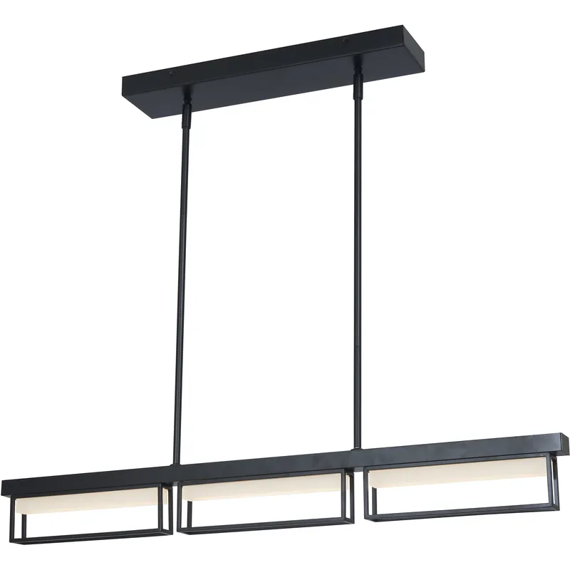 Pane LED 4 inch Matte Black Pendant Ceiling Light Best Seller