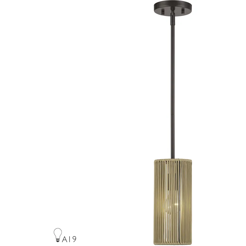 Acordia 1 Light 5.13 inch English Bronze Mini Pendant Ceiling Light Limited Offer