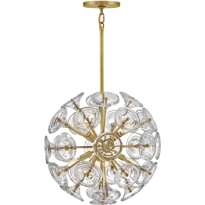 Luxury Maya Pendant Ceiling Light in Clear