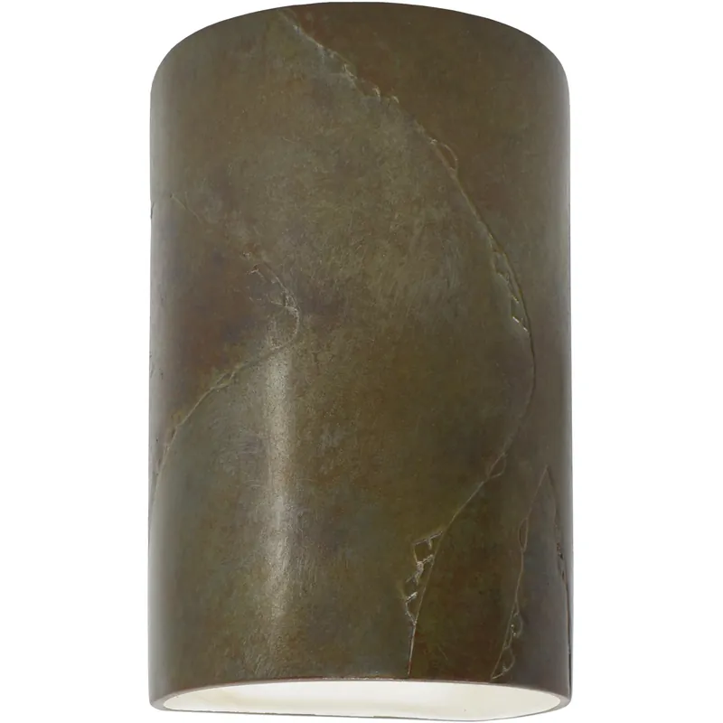 Ambiance Cylinder LED 5.75 inch Tierra Red Slate ADA Wall Sconce Wall Light, Small Don’t Miss Out