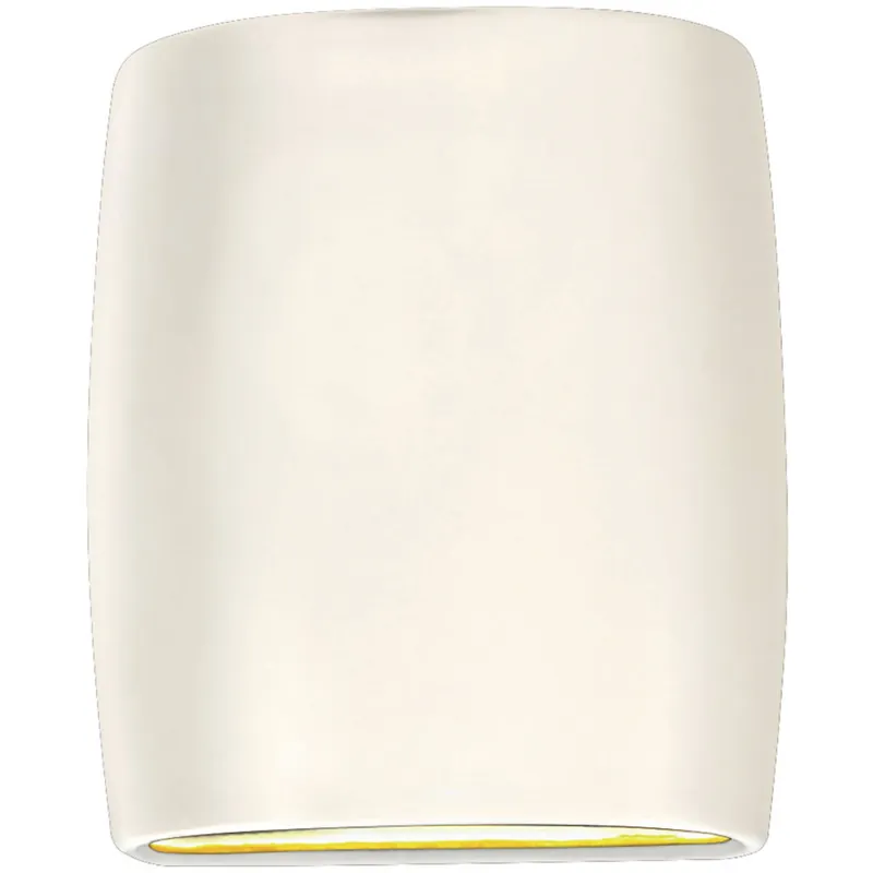Ambiance LED 8 inch Matte White ADA Wall Sconce Wall Light in 1000 Lm LED, Small Premium