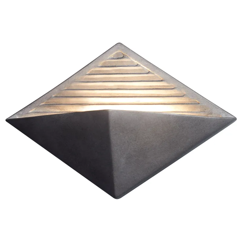 Ambiance LED 12 inch Gloss White ADA Wall Sconce Wall Light, Diamond Order Now