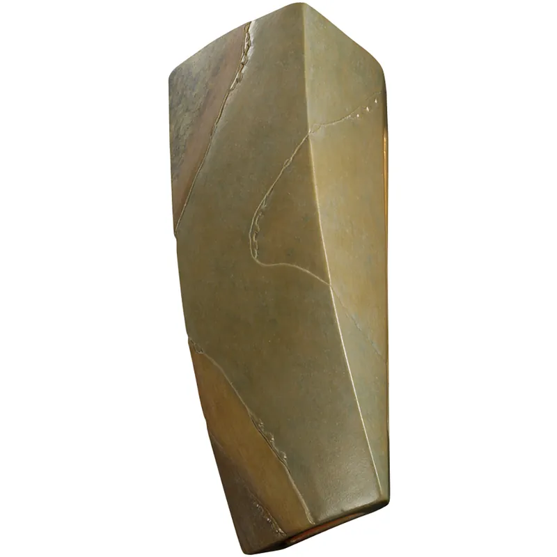 Ambiance Rectangle LED 5.75 inch Verde Patina ADA Wall Sconce Wall Light Bargain