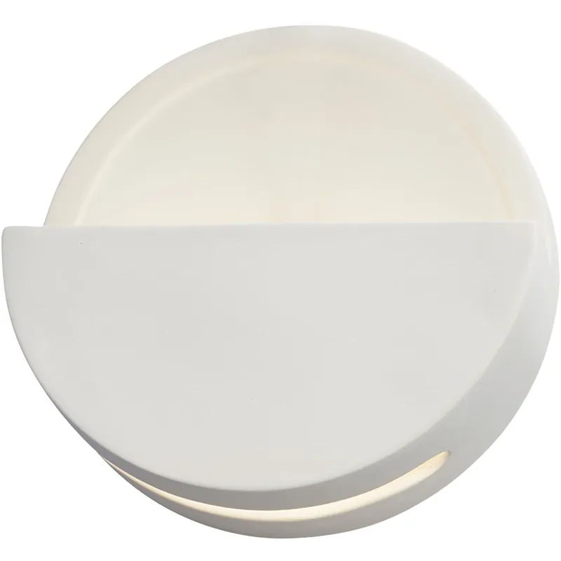 Don’t Miss Out Ambiance LED 8 inch Carrara Marble ADA Wall Sconce Wall Light, Open Top Fixture, Dome