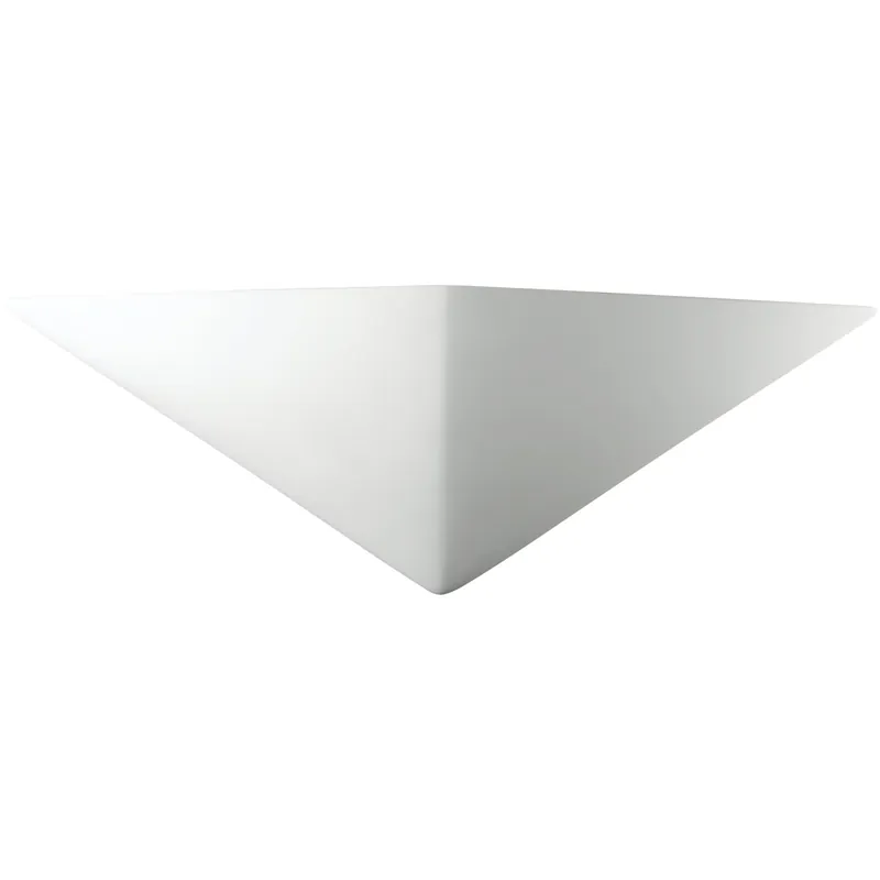 Ambiance Triangle LED 20.75 inch Bisque ADA Wall Sconce Wall Light Crafted