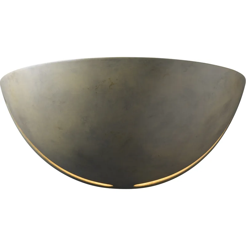 Instant Buy Ambiance Cosmos LED 13.25 inch Terra Cotta Wall Sconce Wall Light, Large