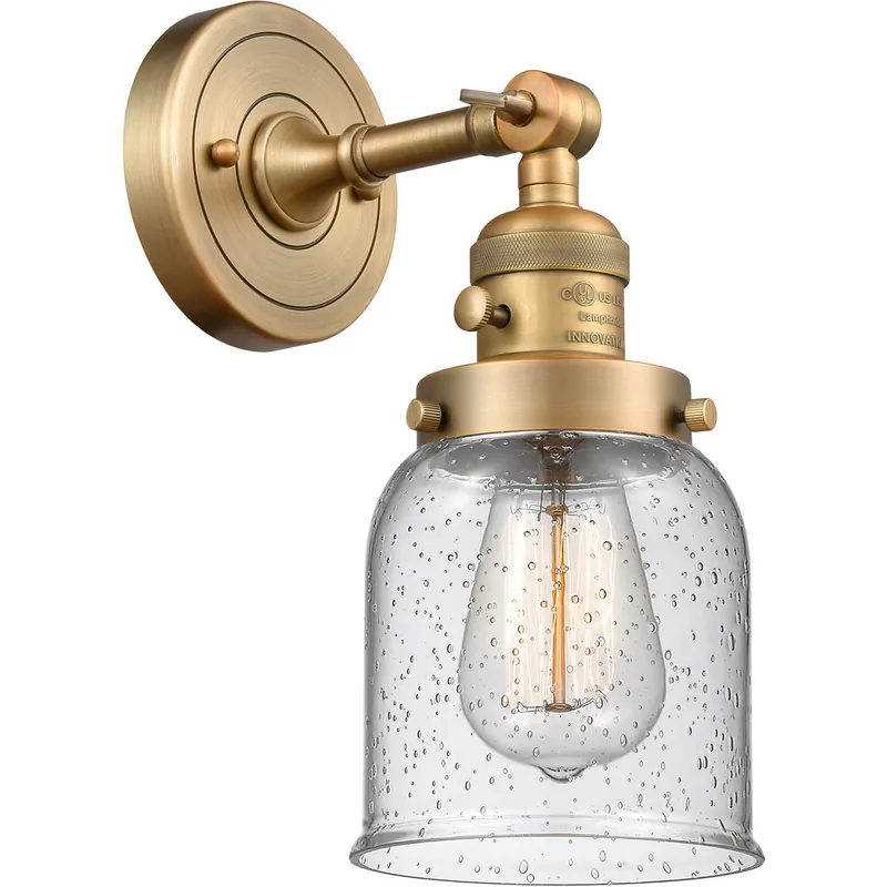 Franklin Restoration Small Bell LED 5 inch Brushed Brass Sconce Wall Light, Franklin Restoration Latest