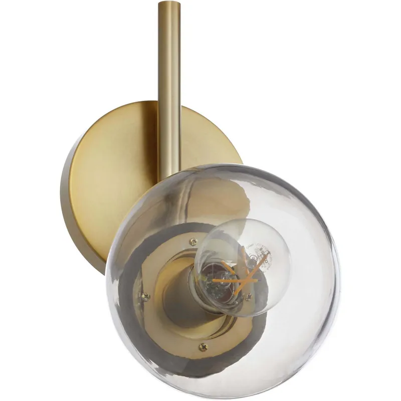 Edyson 1 Light 5 inch Aged Brass Wall Bracket Wall Light Exclusive