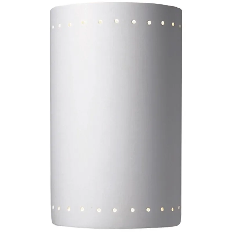Ambiance Cylinder LED 7.75 inch Terra Cotta ADA Wall Sconce Wall Light, Large Grab Now