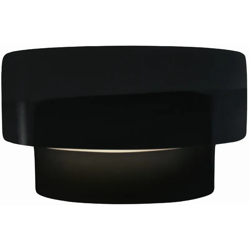 Ambiance LED 10 inch Gloss Black and Matte White Wall Sconce Wall Light Hassle-Free Returns