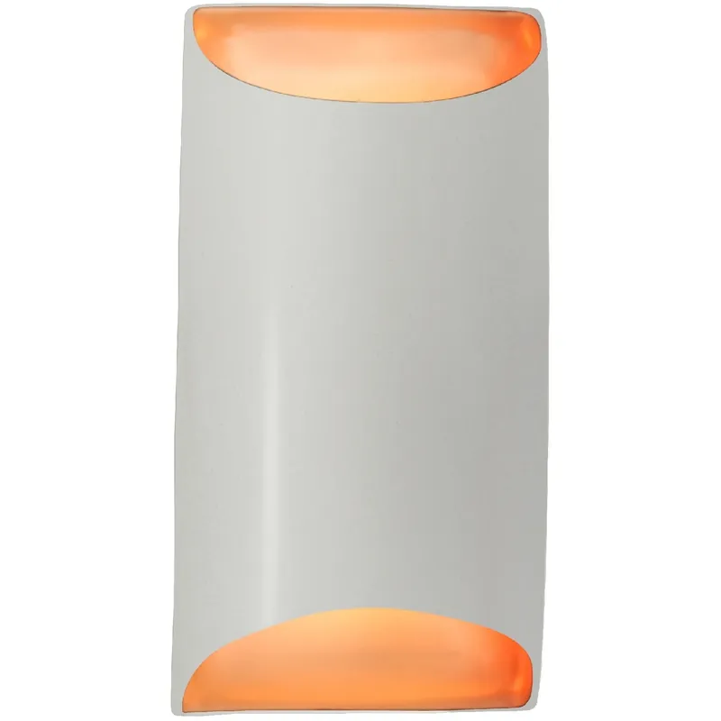 Wholesale Ambiance LED 5.5 inch Matte White and Champagne Gold ADA Wall Sconce Wall Light
