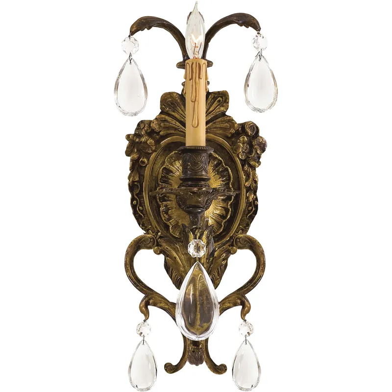 Best Price Metropolitan Collection Wall Sconce Wall Light in Oxidated Brass