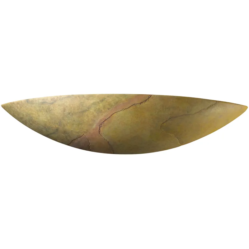 Ambiance Sliver LED 23 inch Greco Travertine Wall Sconce Wall Light, Large Secure Checkout
