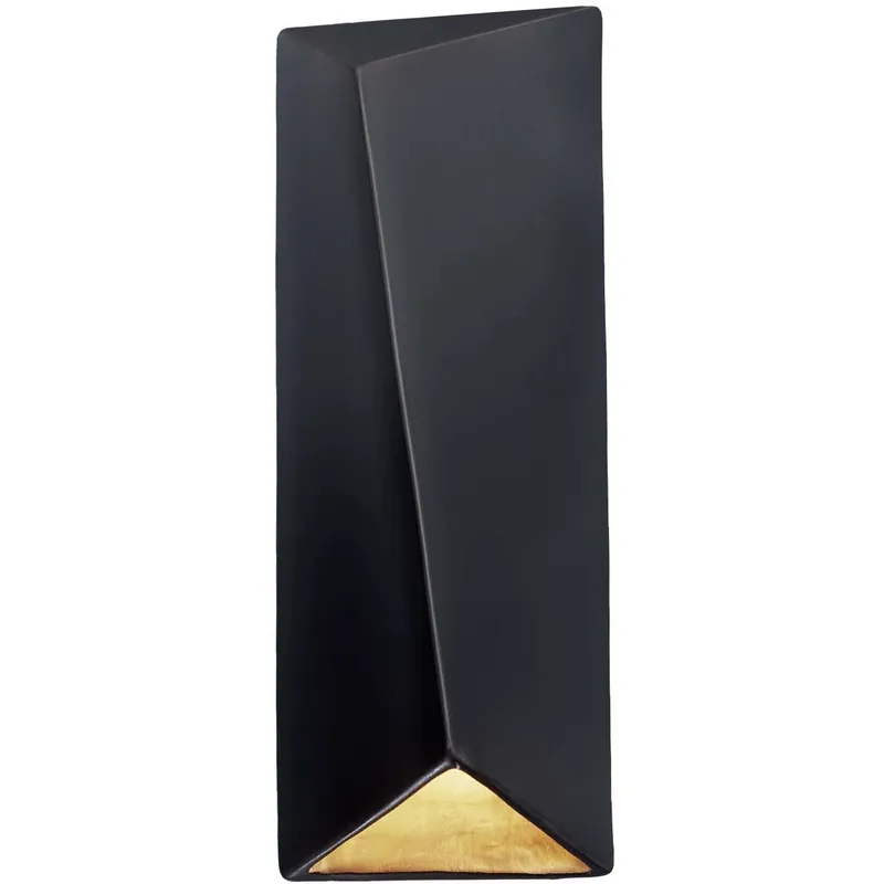 Ambiance Collection LED 9 inch Gloss Black Wall Sconce Wall Light Discount