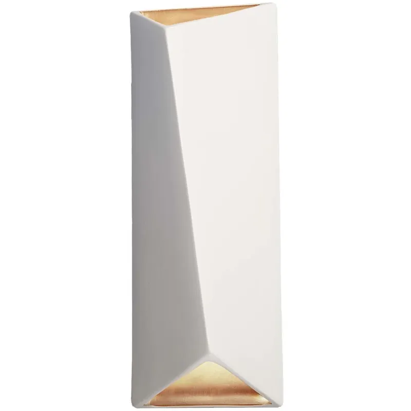 Next Day Delivery Ambiance Collection LED 9 inch Carrara Marble Wall Sconce Wall Light