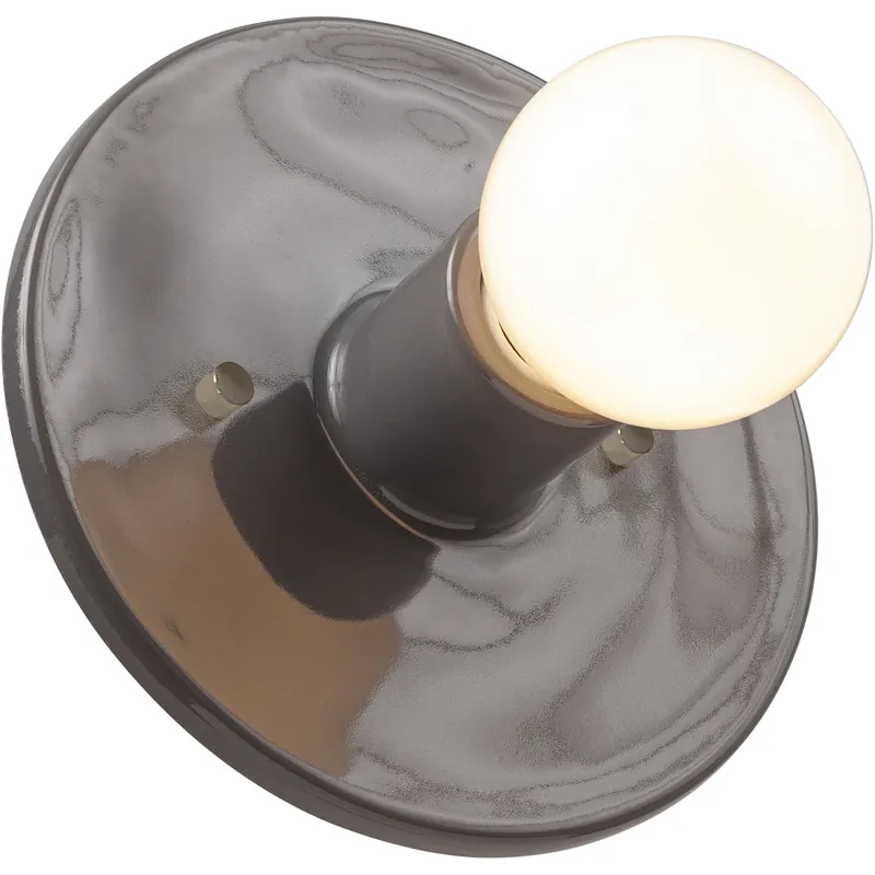 Ambiance Collection 1 Light Gloss Grey Wall Sconce Wall Light Shop Now