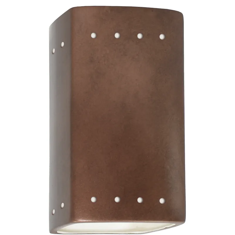 Price Cut Ambiance LED 5.25 inch Antique Copper Wall Sconce Wall Light