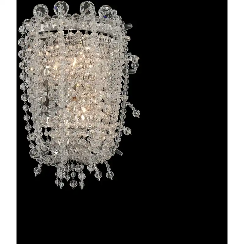 Cielo 2 Light 8 inch Chrome Wall Sconce Wall Light Free Returns