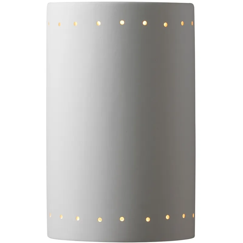 Ambiance Cylinder LED 7.75 inch Tierra Red Slate ADA Wall Sconce Wall Light, Large Top Pick