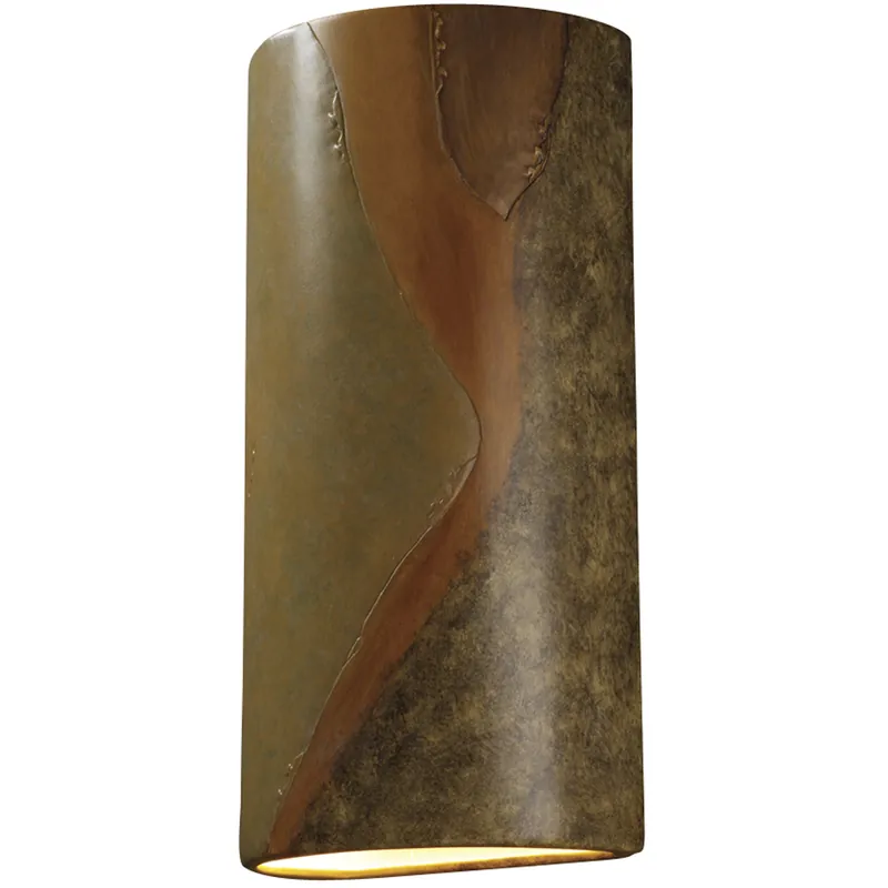 Editor’s Pick Ambiance Cylinder LED 10.75 inch Gloss White Wall Sconce Wall Light, Really Big