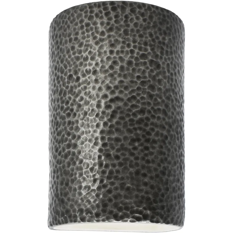 Reduced Price Ambiance LED 5.75 inch Hammered Pewter Wall Sconce Wall Light