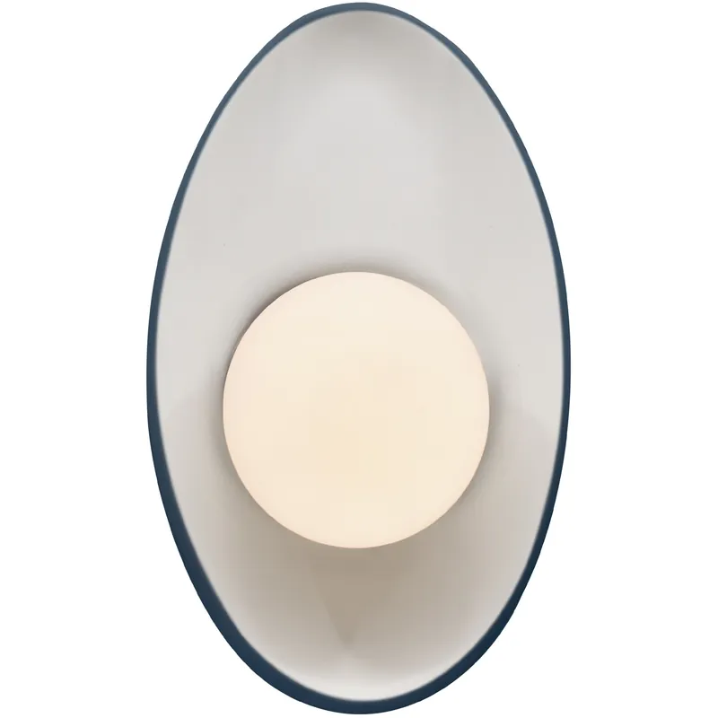Ambiance LED 7.5 inch Midnight Sky and Matte White Wall Sconce Wall Light Exclusive