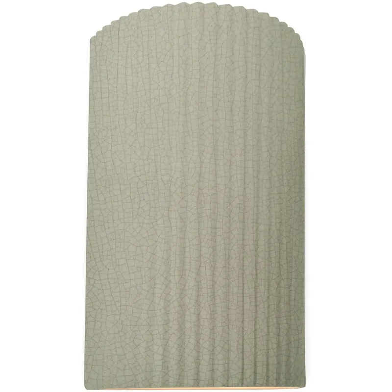 Ambiance LED 5.75 inch Celadon Green Crackle ADA Wall Sconce Wall Light New Release