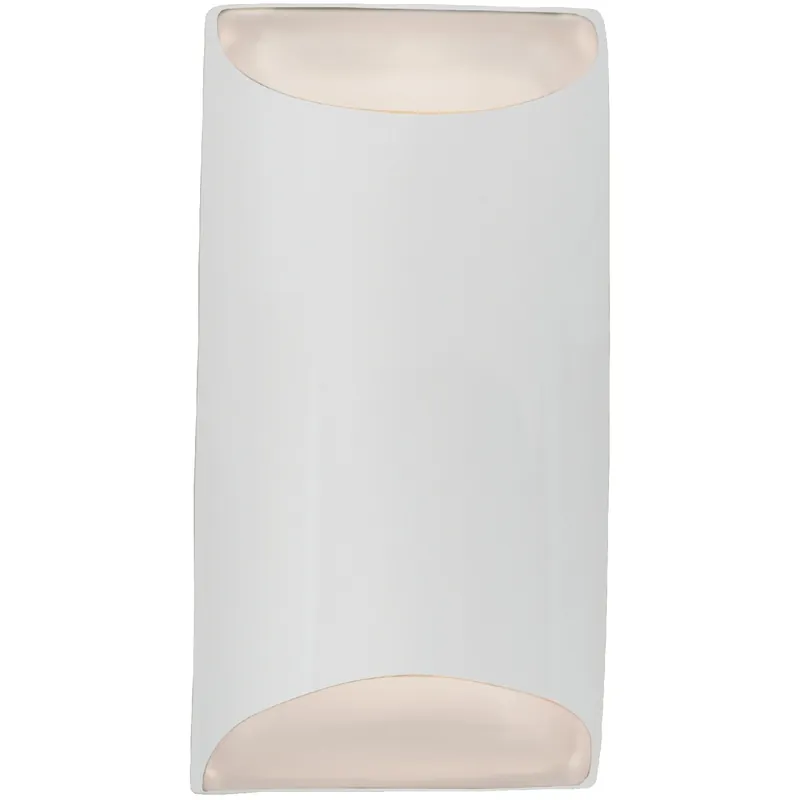 Ambiance 1 Light 5.5 inch Gloss White Wall Sconce Wall Light No Minimum Order