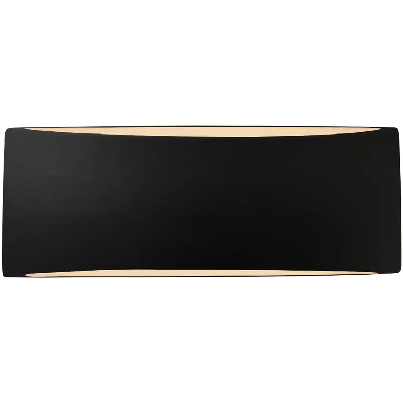 Final Sale Ambiance 1 Light 13 inch Carbon Matte Black Wall Sconce Wall Light