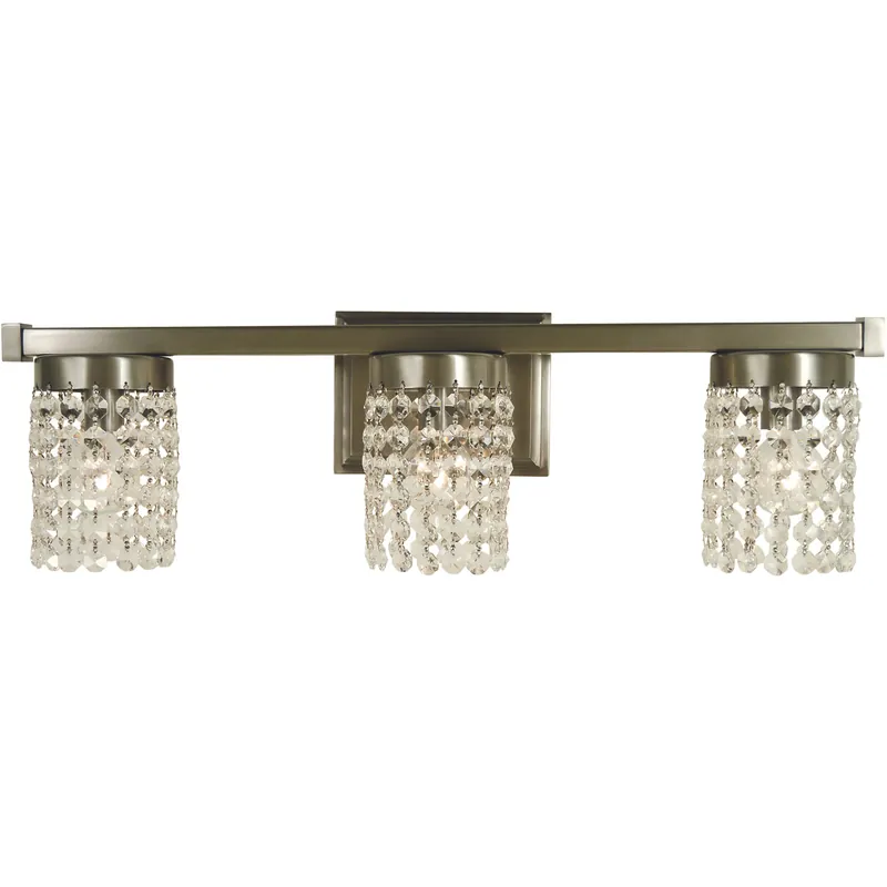 Gemini 3 Light 22 inch Polished Nickel Sconce Wall Light Express Delivery