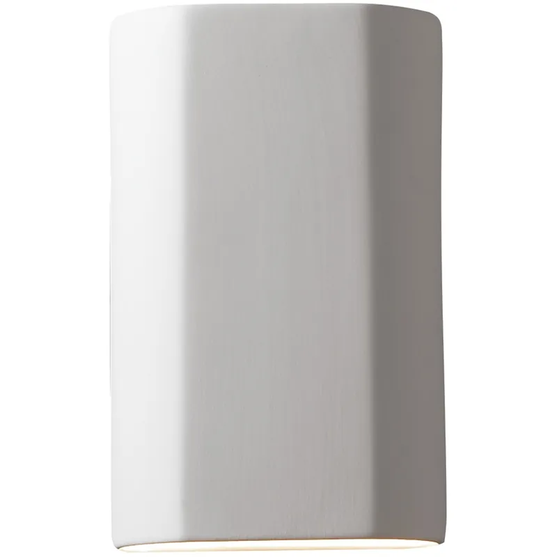 Luxury Ambiance Cylinder LED 5.75 inch Matte White ADA Wall Sconce Wall Light