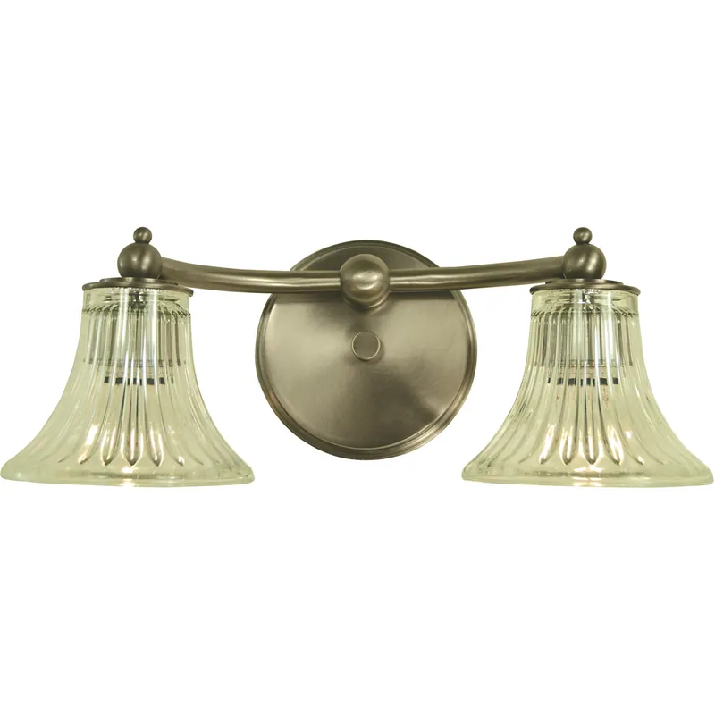 Stonebridge 2 Light 15 inch Polished Nickel and Matte Black Sconce Wall Light Factory Price