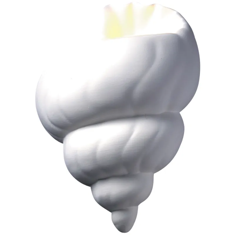 Ambiance Conch Shell LED 10.5 inch Gloss Black Wall Sconce Wall Light Super Sale