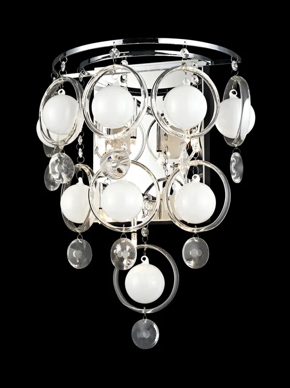 Bubbles 6 Light 12 inch Chrome Wall Sconce Wall Light Cheap