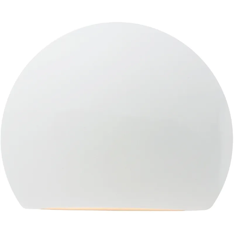 Buy Direct Ambiance LED 10 inch Gloss White ADA Wall Sconce Wall Light